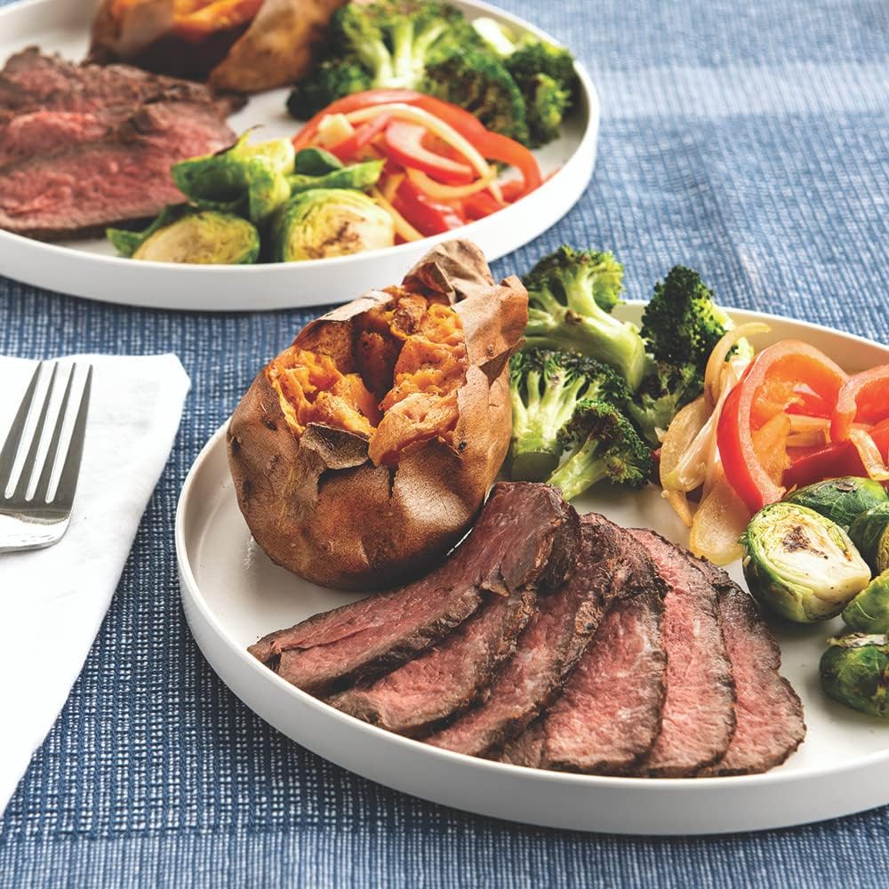 10-Inch Meal Plate, Set of 2, White, Microwave Safe Polypropylene